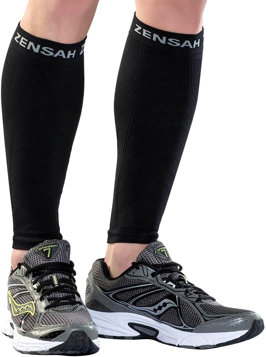 Zensah Running Leg Compression Sleeves for Shin Splint Relief