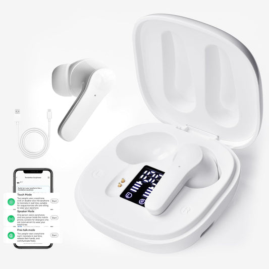2-Way Real-time Translation Earbuds 144 Languages