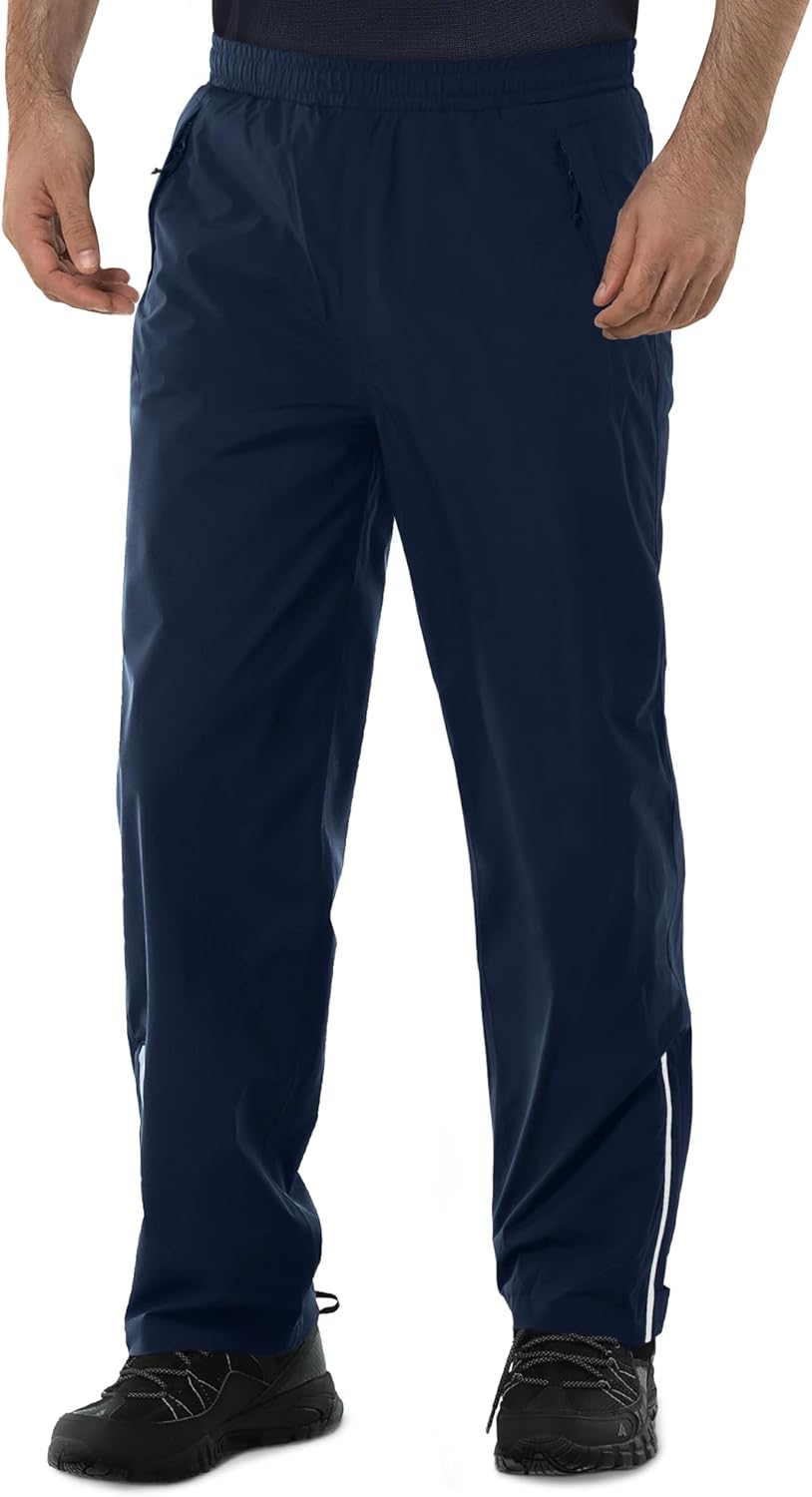 33,000ft Men's Rain Pants Waterproof for Outdoor Activities