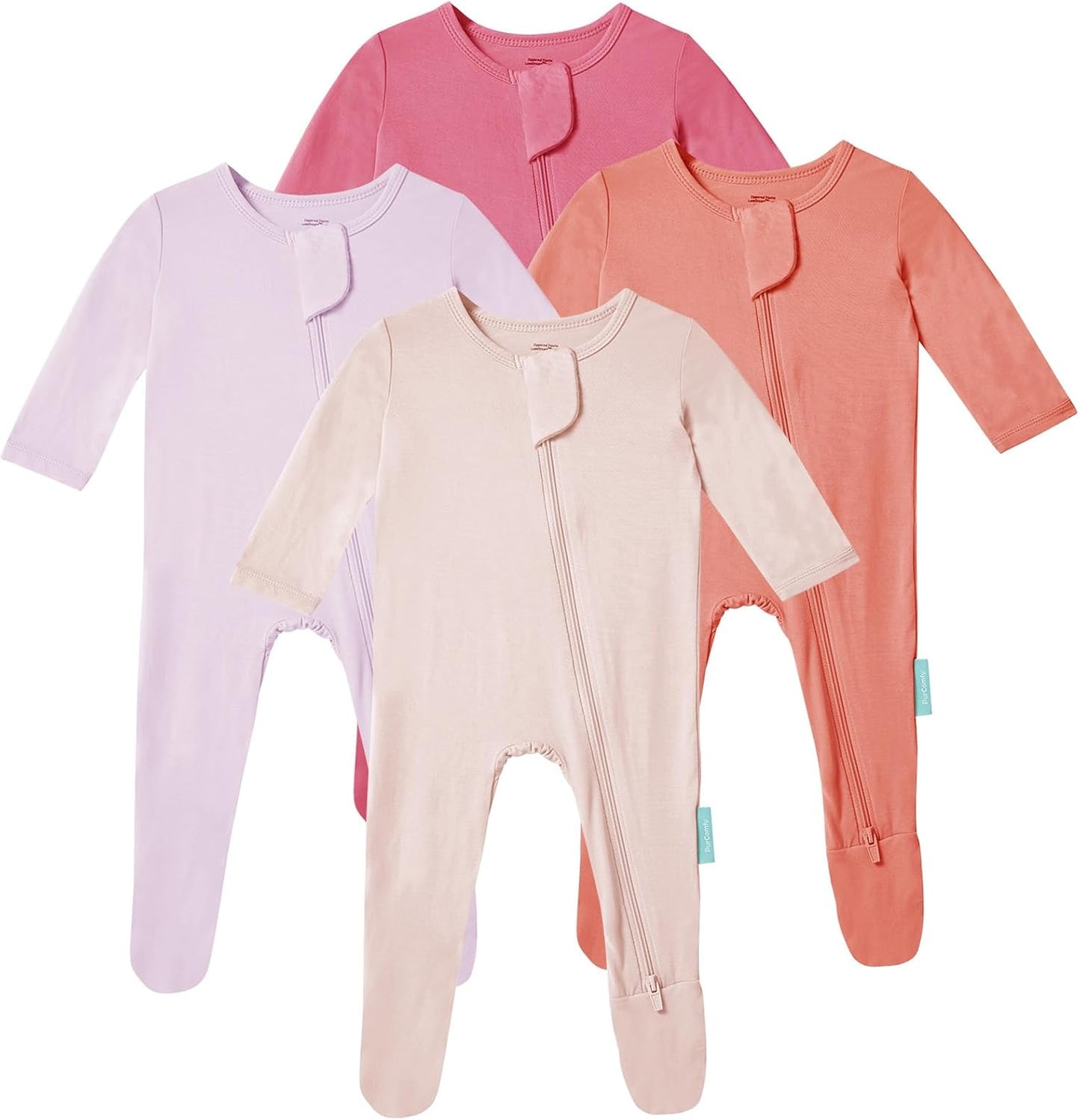 PurComfy Baby Zipper Footie Pajamas for Ultimate Comfort