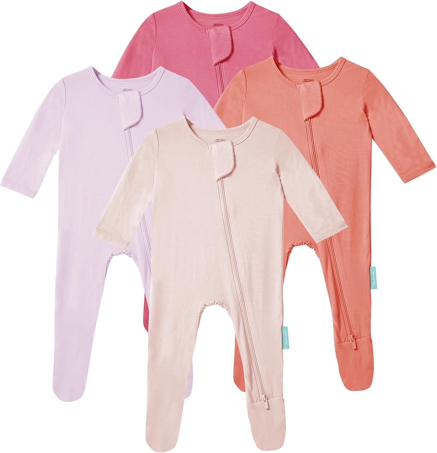 PurComfy Baby Zipper Footie Pajamas for Ultimate Comfort