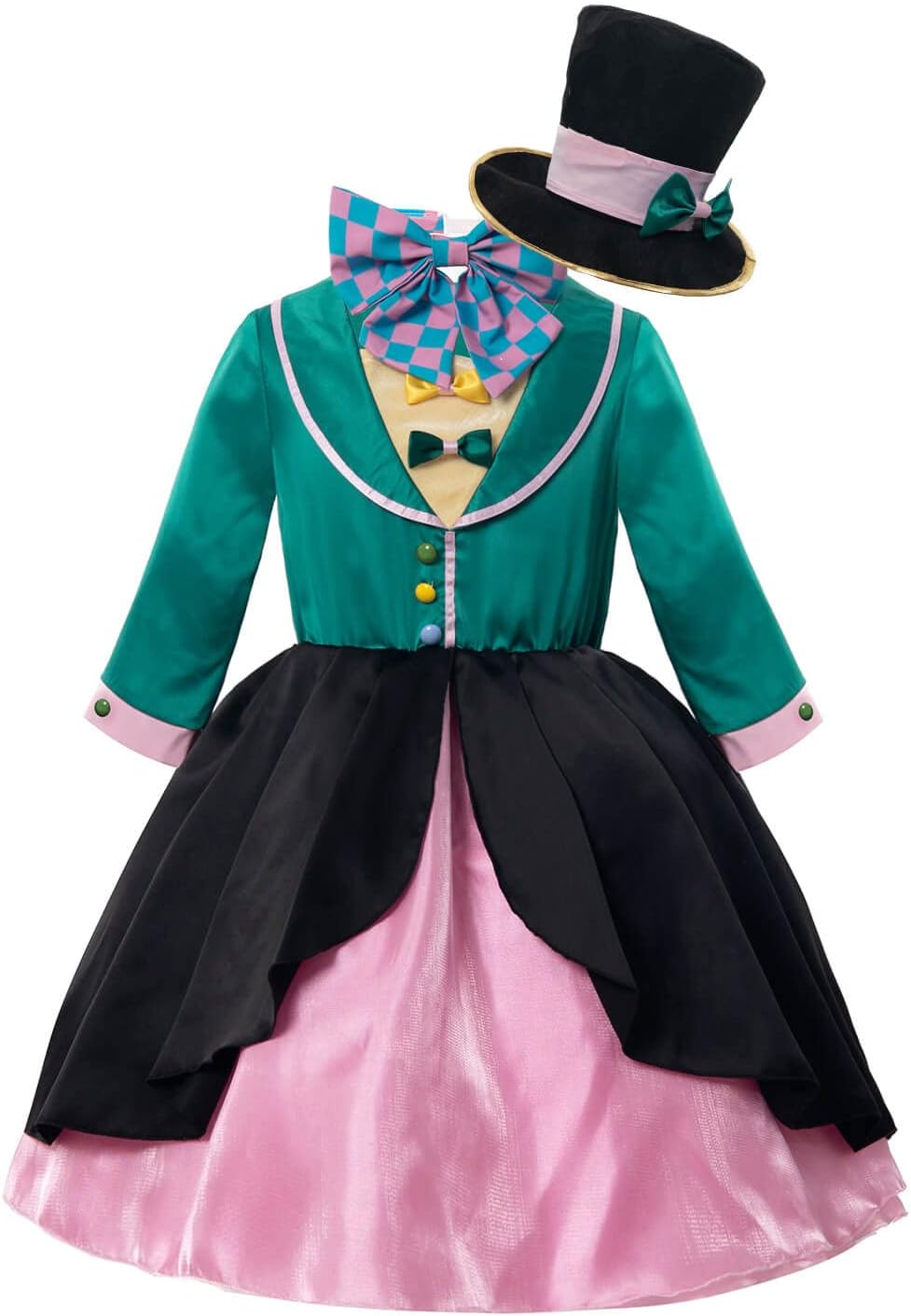 Mad Hatter Costume for Girls - Perfect for Tea Party Fun