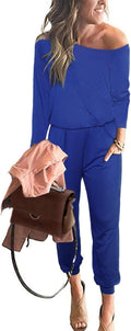 PRETTYGARDEN Off Shoulder Long Sleeve Jumpsuit - Versatile Travel