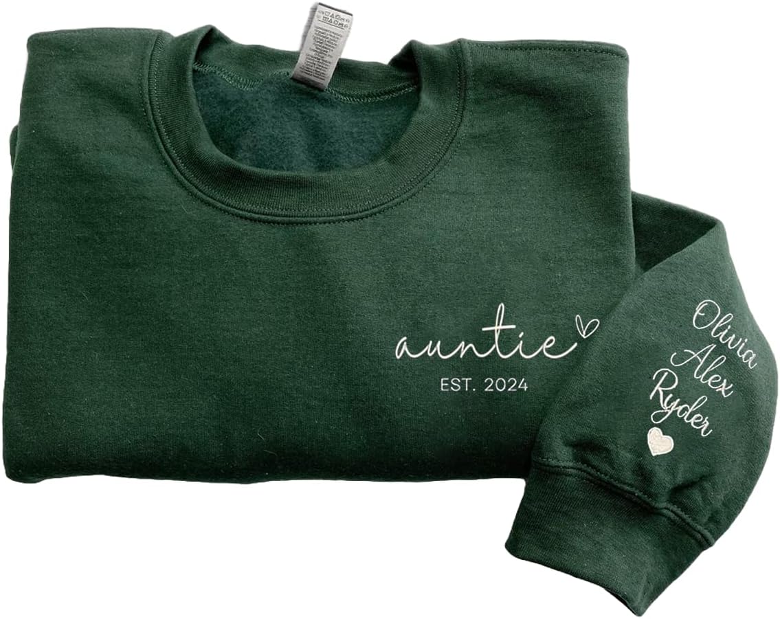 Personalized Auntie Apparel - Perfect Gift for Cool Aunts!