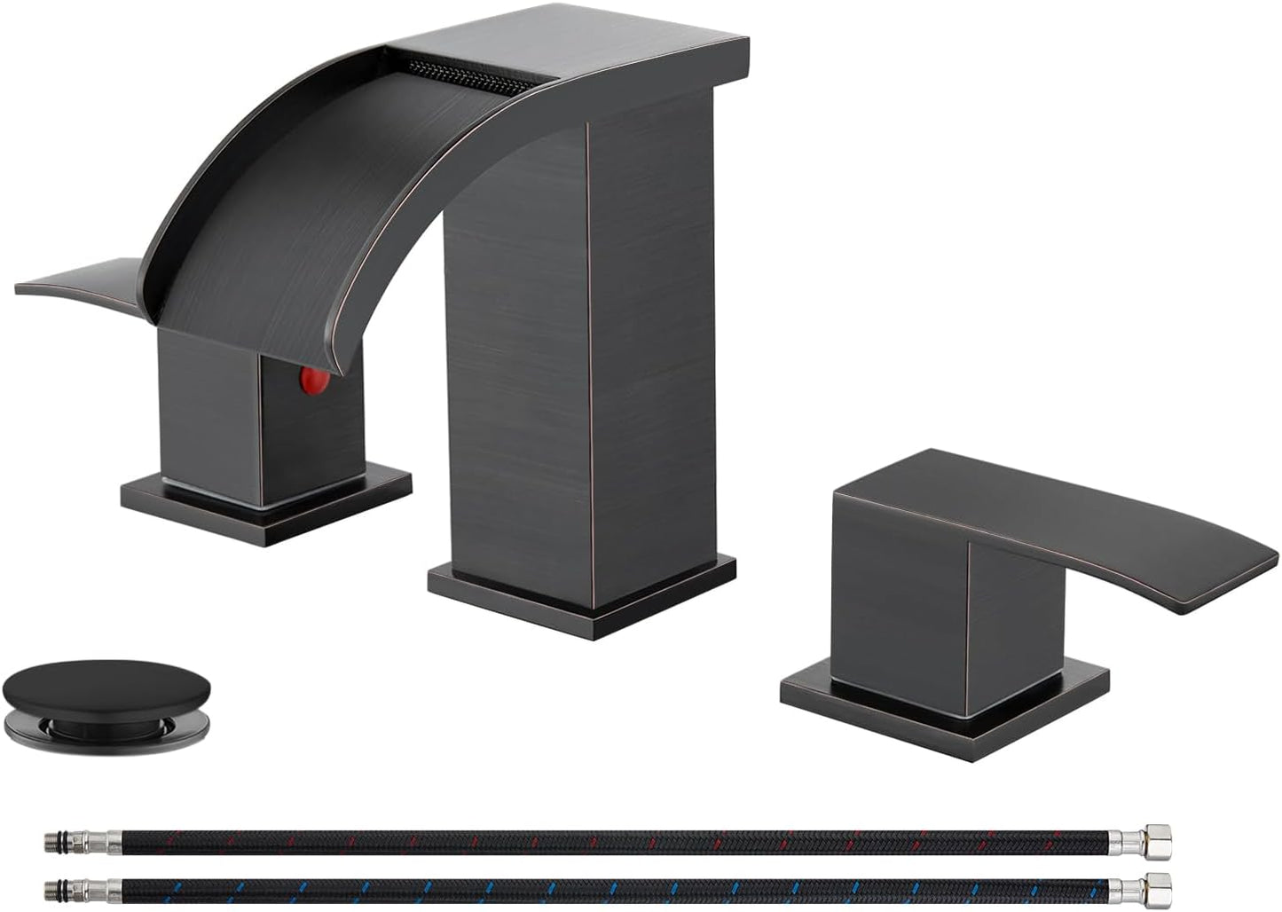Gotonovo Waterfall 8 Inch Widespread Bathroom Faucet Set Review