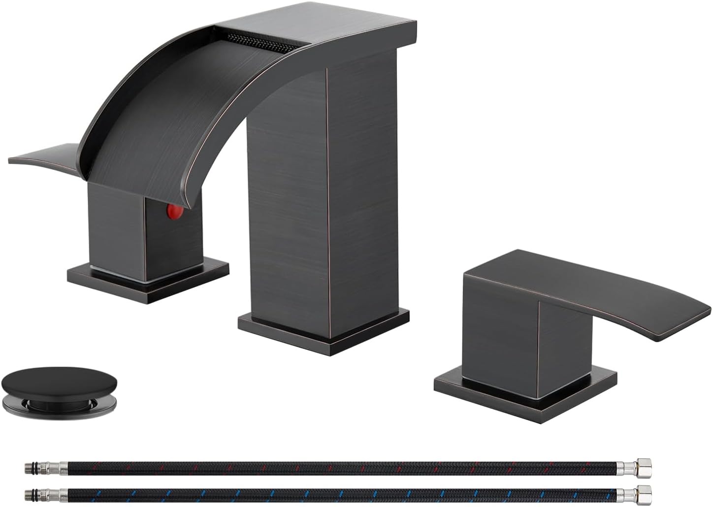 Gotonovo Waterfall 8 Inch Widespread Bathroom Faucet Set Review