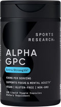 Alpha GPC 630mg Extra Strength - Focus & Cognitive Support