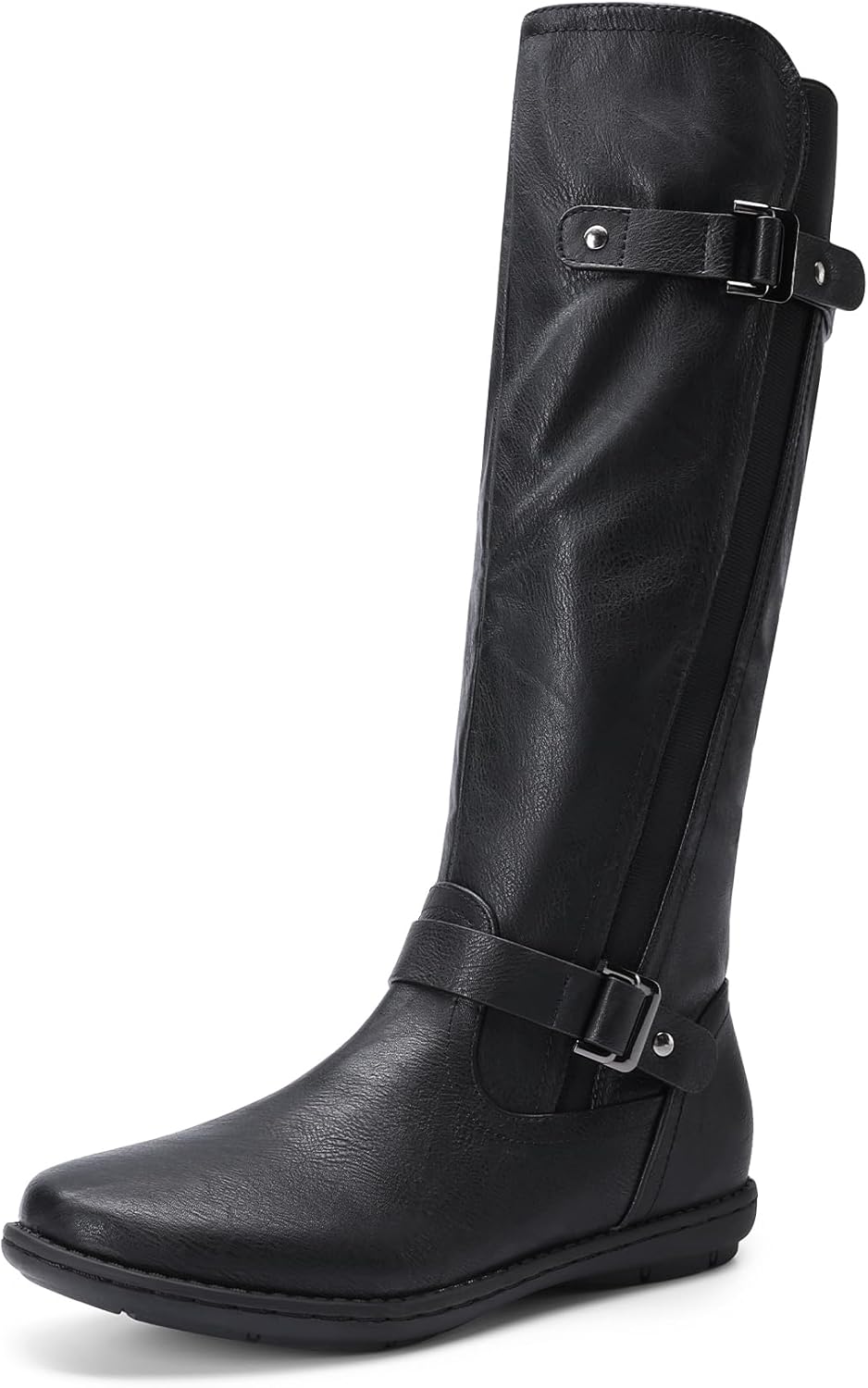 DREAM PAIRS Women's Faux Fur-Lined Knee High Winter Boots