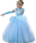 Fairytale Princess Belle Dress Costume for Toddler Girls in Yellow