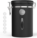 HAIOOU Large Coffee Canister - 38OZ Stainless Steel Storage
