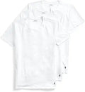 POLO Classic Fit Cotton Crew Undershirt 3-Pack - Soft, Breathable