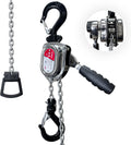 1/2 Ton 1100lbs Chrome Mini Lever Block - Compact Chain Hoist