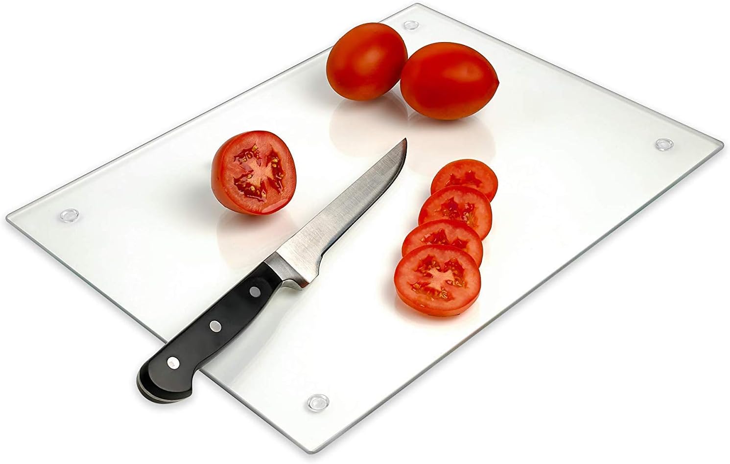 Tempered Glass Cutting Board - Durable, Heat Resistant & Versatile