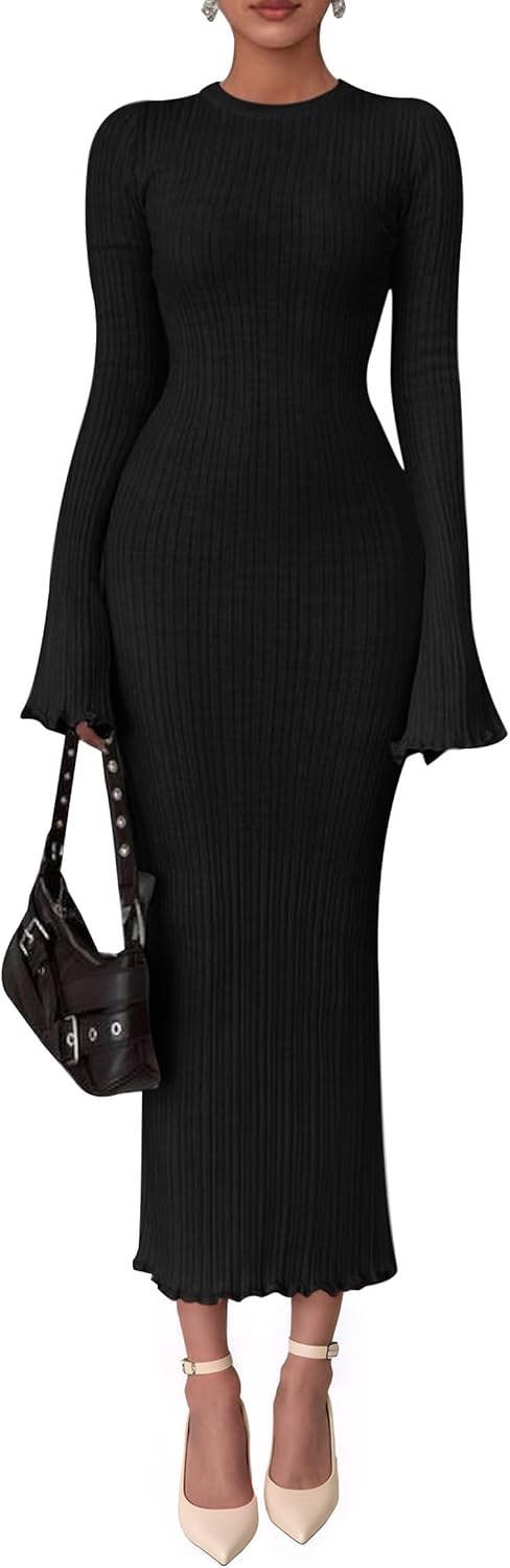 PRETTYGARDEN Sweater Dresses for Women 2025 Fall Fashion