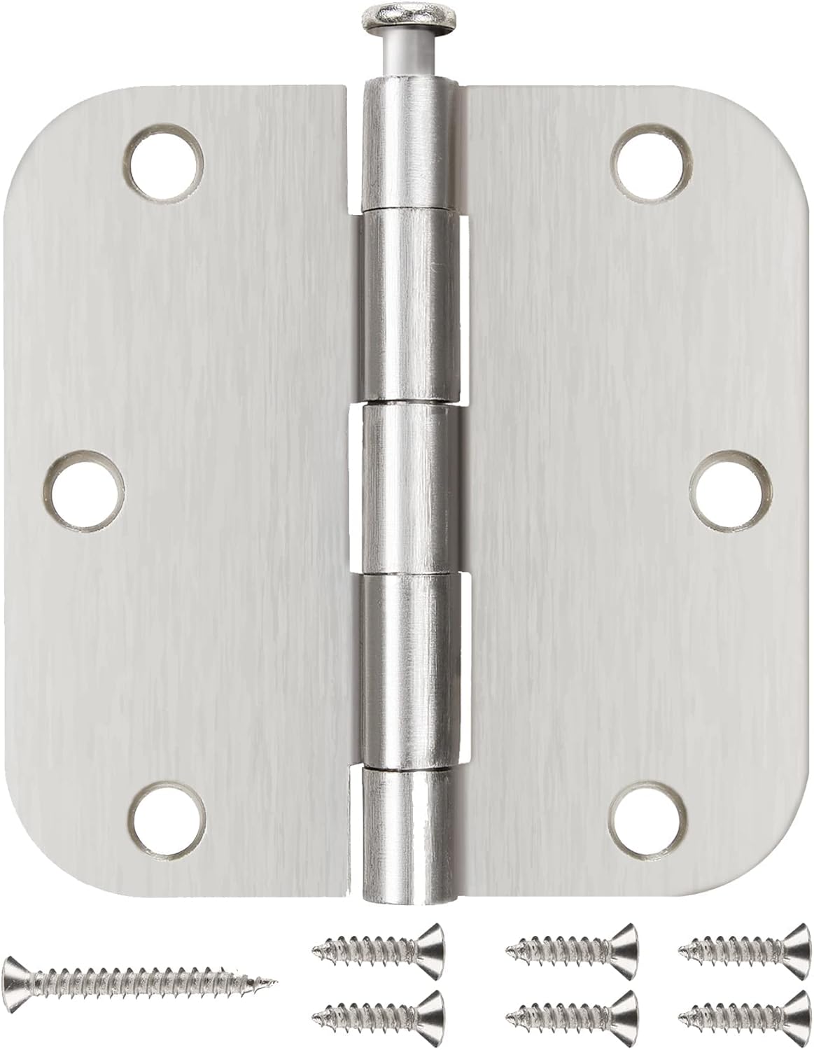36 Pack Nickel Door Hinges Brushed Nickel 3 1/2 Inch Quality