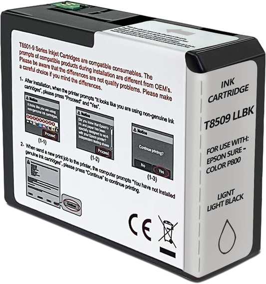 Premium Light Black Ink for Epson Surecolor P800