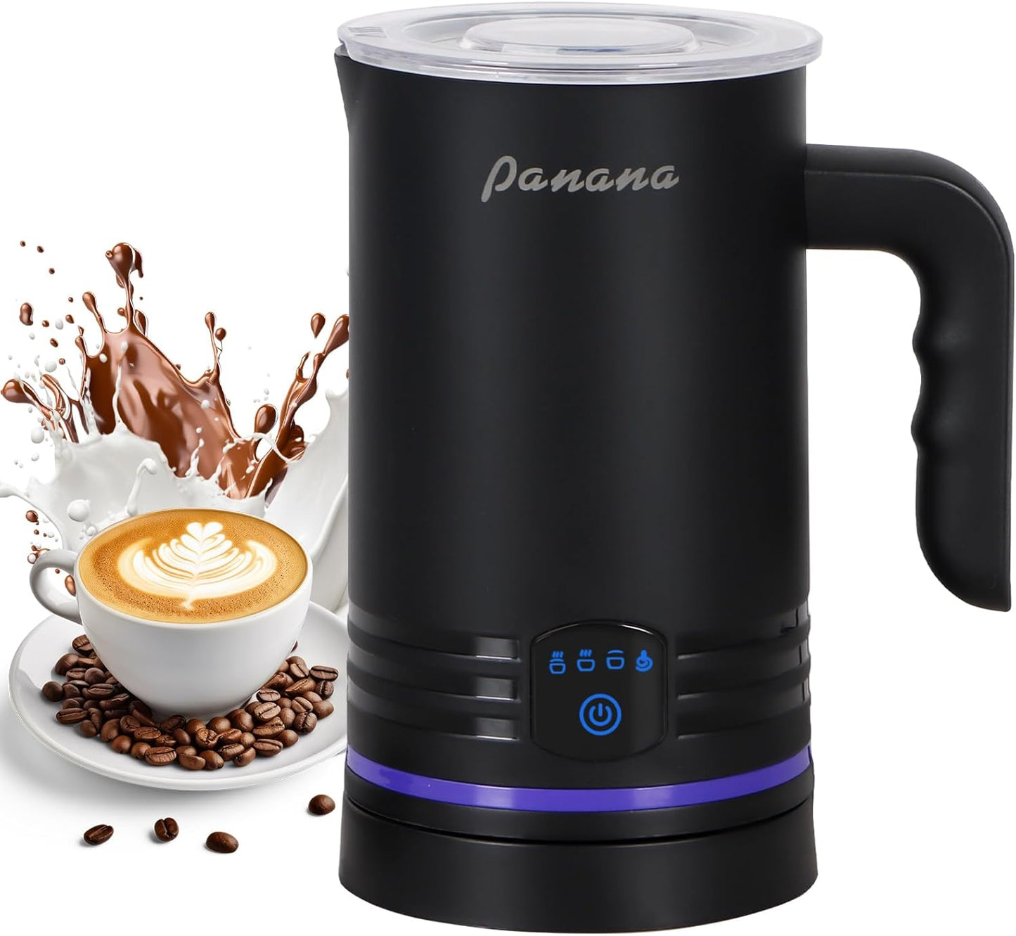 Panana Electric Milk Frother - 4 in 1 Foam Maker