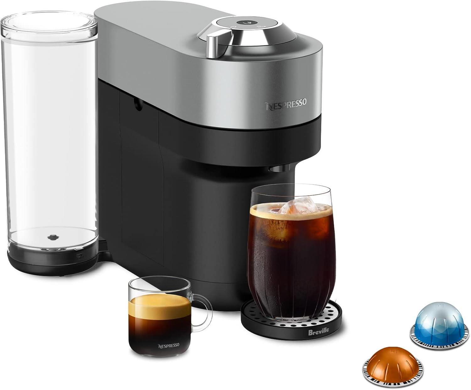 Deluxe Titan Nespresso Vertuo - Brews Coffee and Espresso