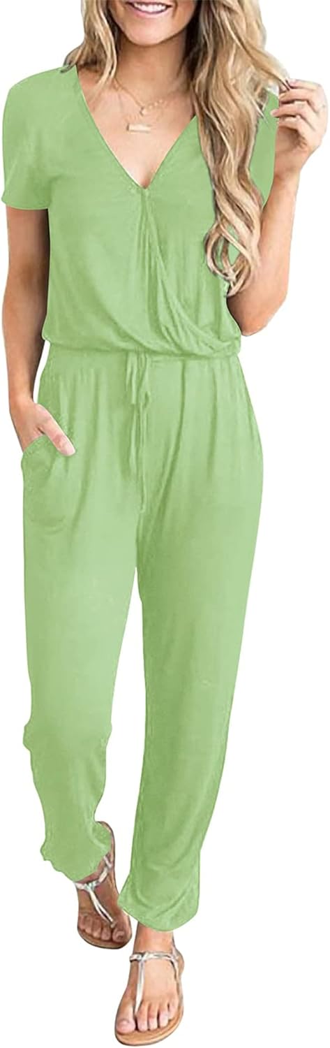 PRETTYGARDEN Jumpsuits for Women Dressy Summer Casual Romper