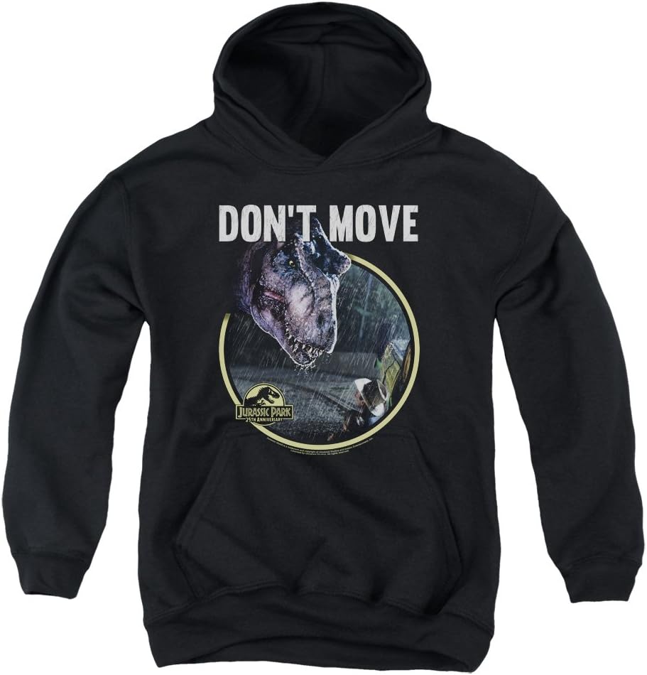Jurassic Park Dont Move Unisex Youth Hoodie for Boys and Girls