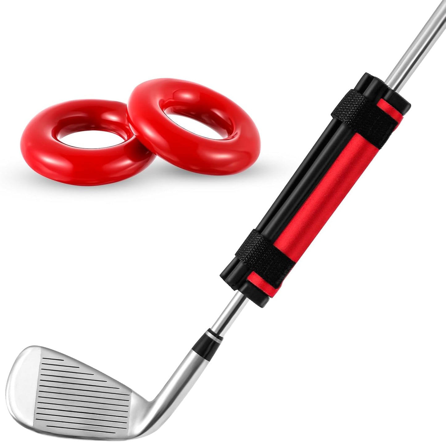 Enhance Golf Swing: Weighted Club Rings by Vertintong