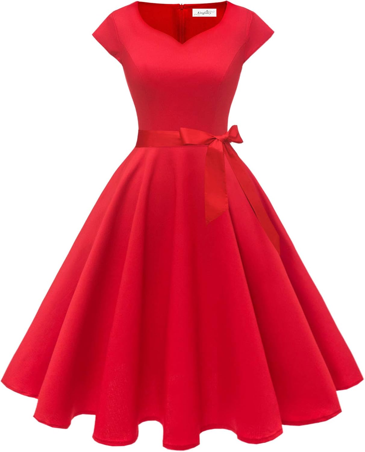Vintage 1950s Dress for Women - Retro Cocktail Party Swing Dress