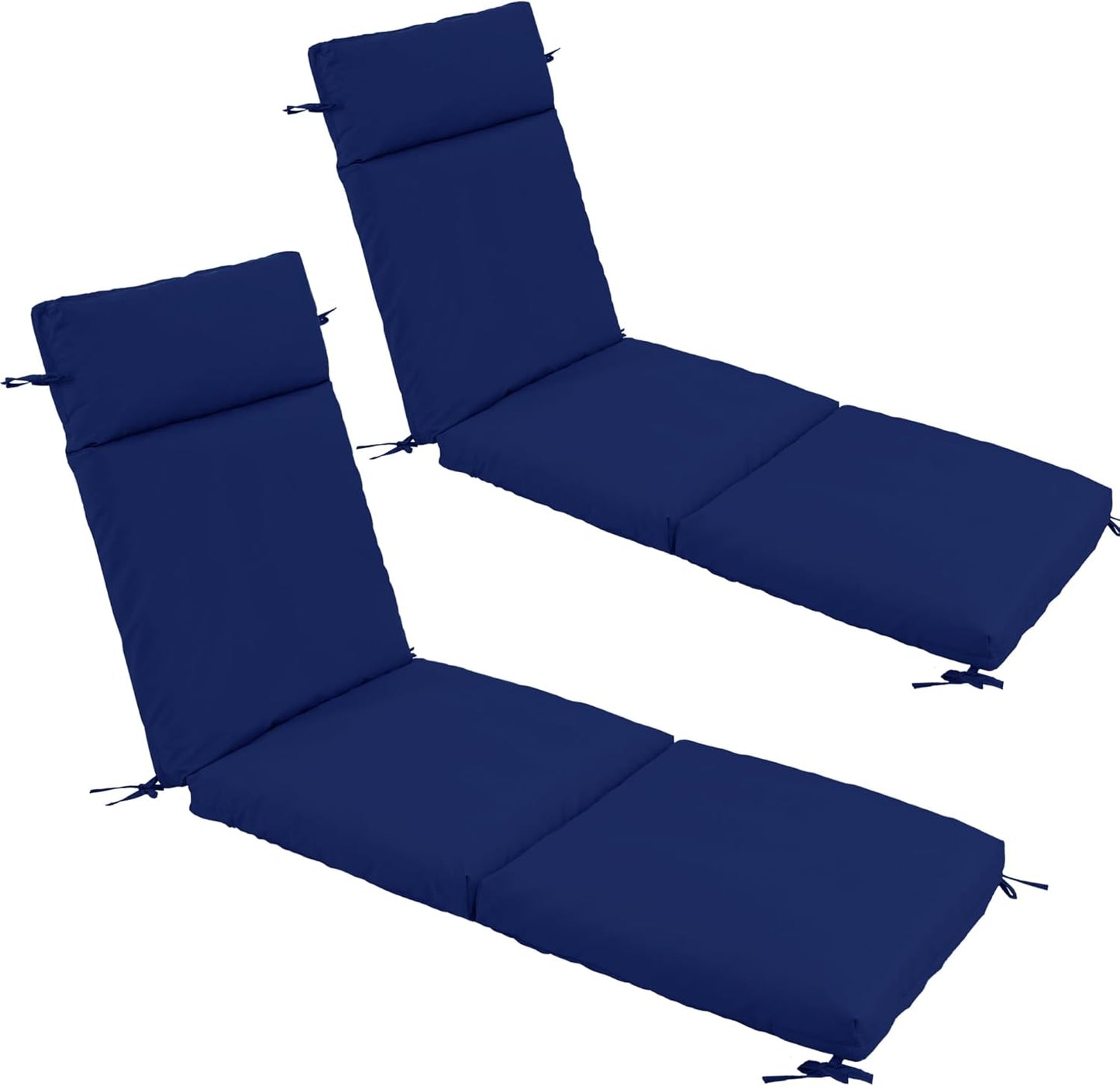 Chaise Lounge Cushion Set of 2 for Outdoor Comfort and Style