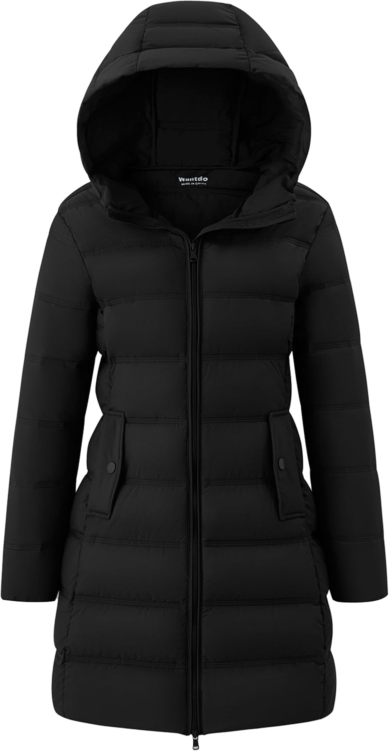 Wantdo Women's Winter Puffer Coat Lightweight Warm Jacket