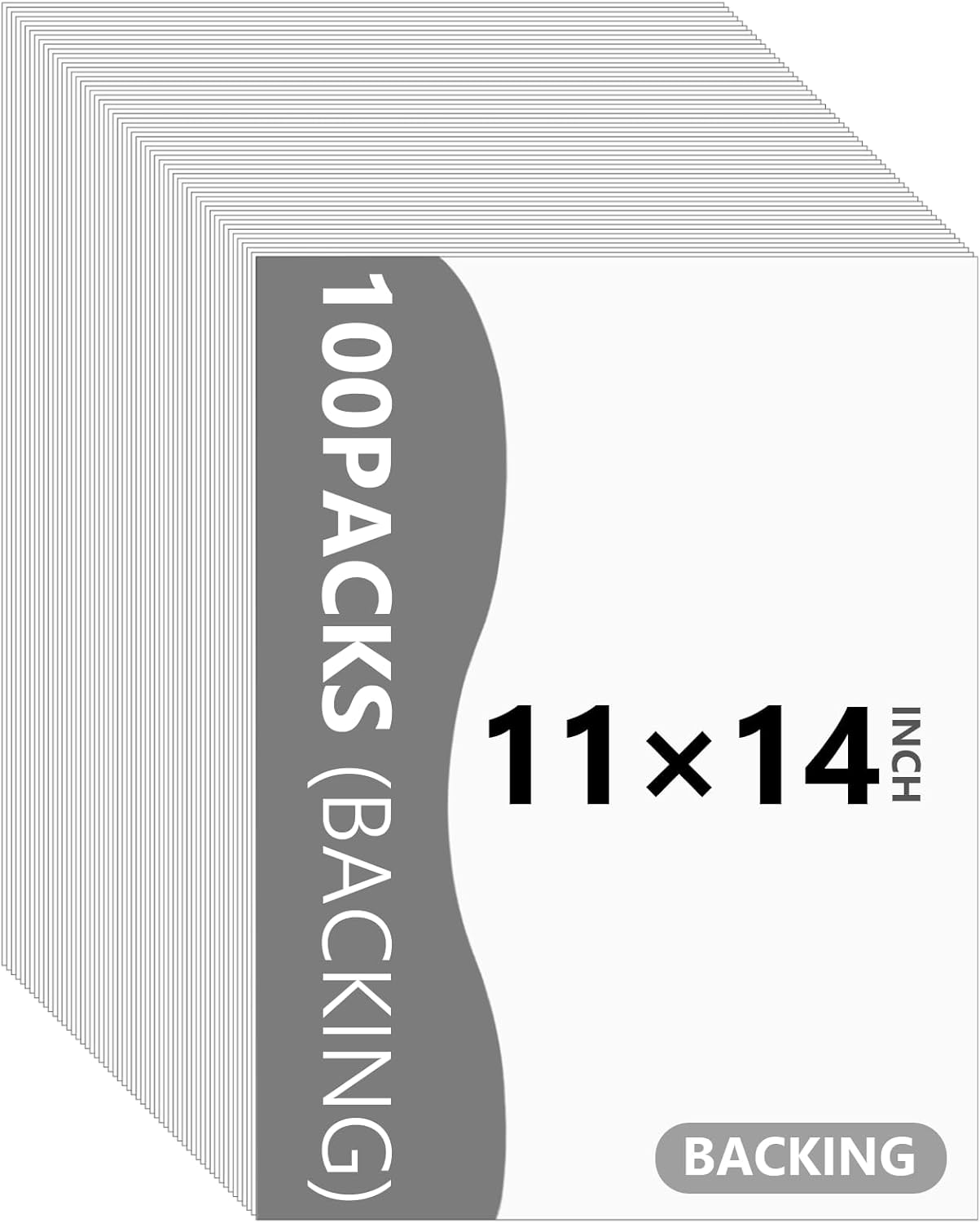 Somime 100 Pack Backing Boards for Photos and Art Prints