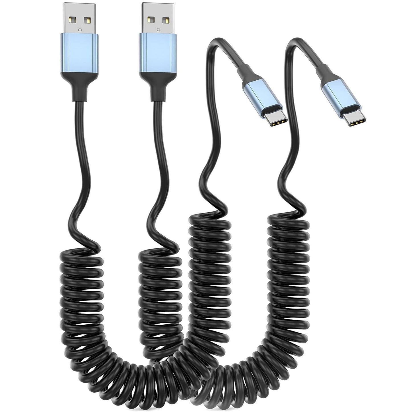 Fast Charge with Sailift Coiled USB C Cable