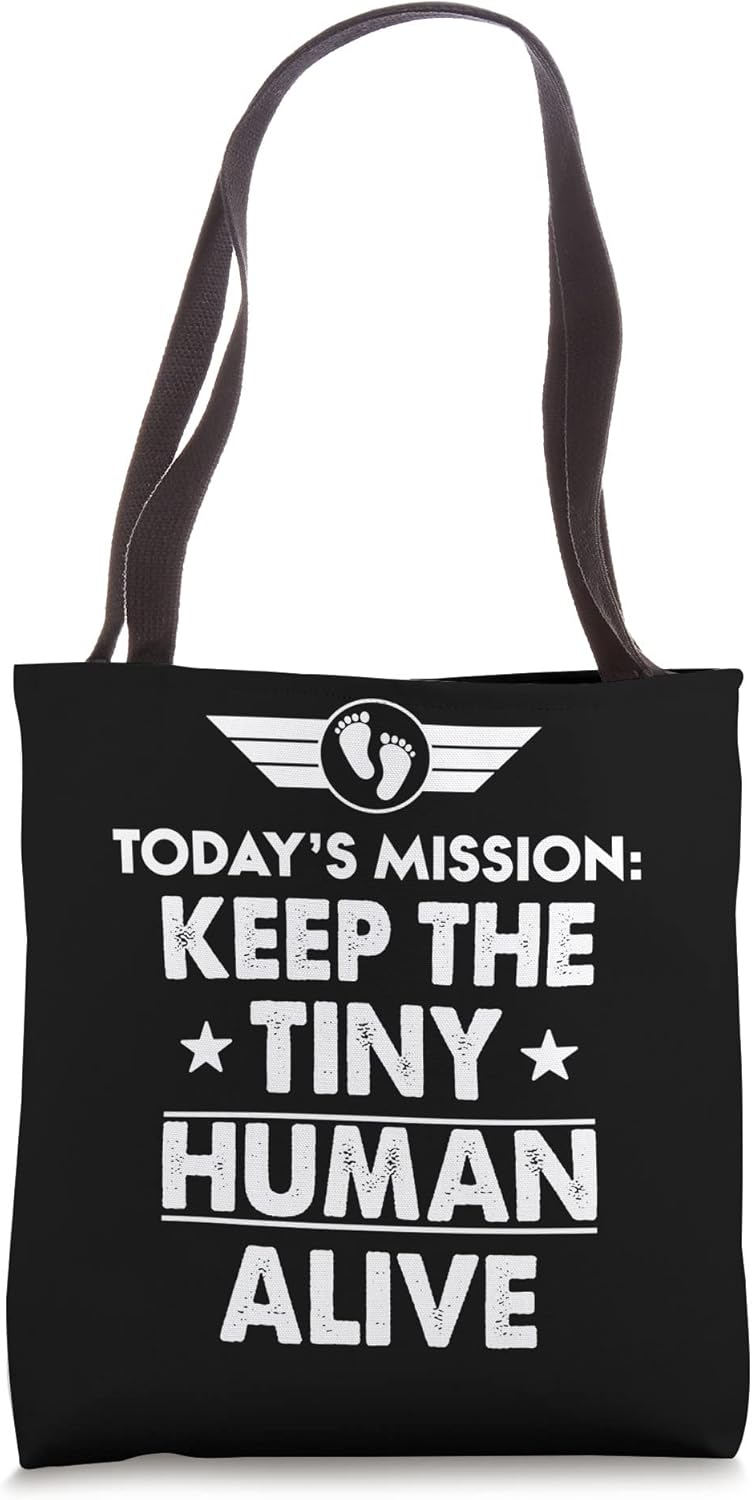 Baby Feet Tote Bag - Keep Tiny Human Safe