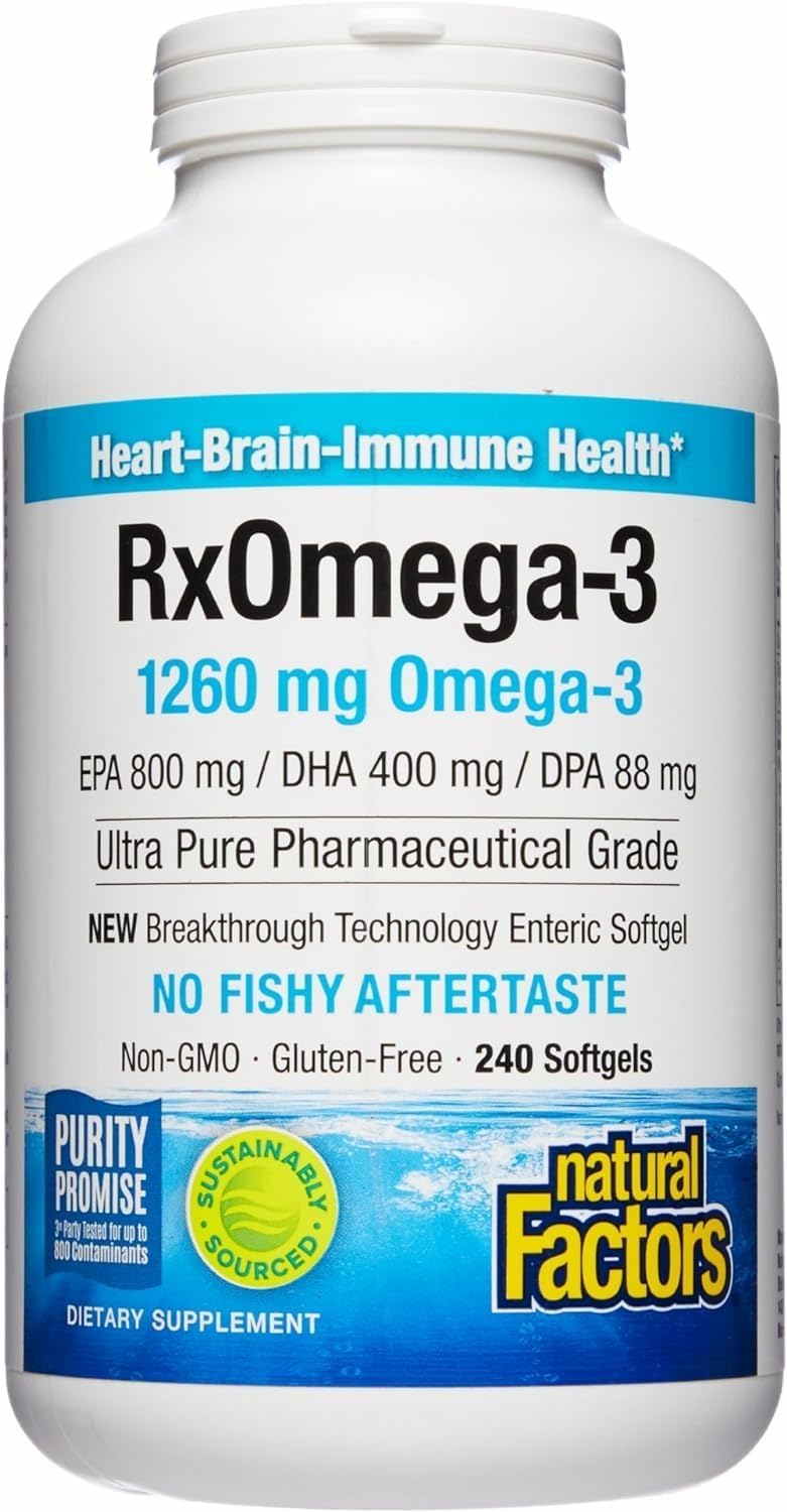 RxOmega-3 Fish Oil for Heart Health and Mood Support