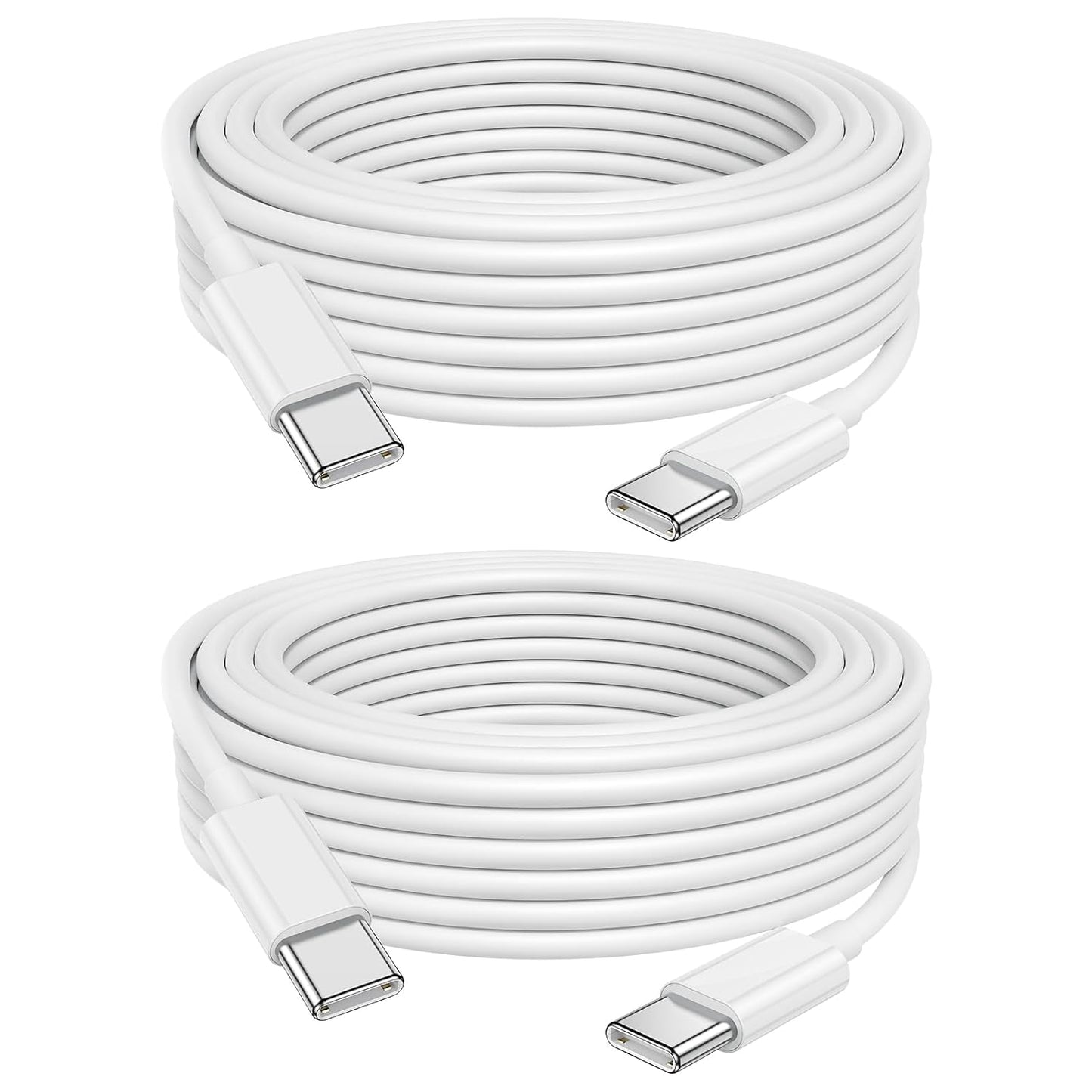 Fast Charge 2Pack 60W USB C Cable Set - iPhone/MacBook/Samsung - Gyusity