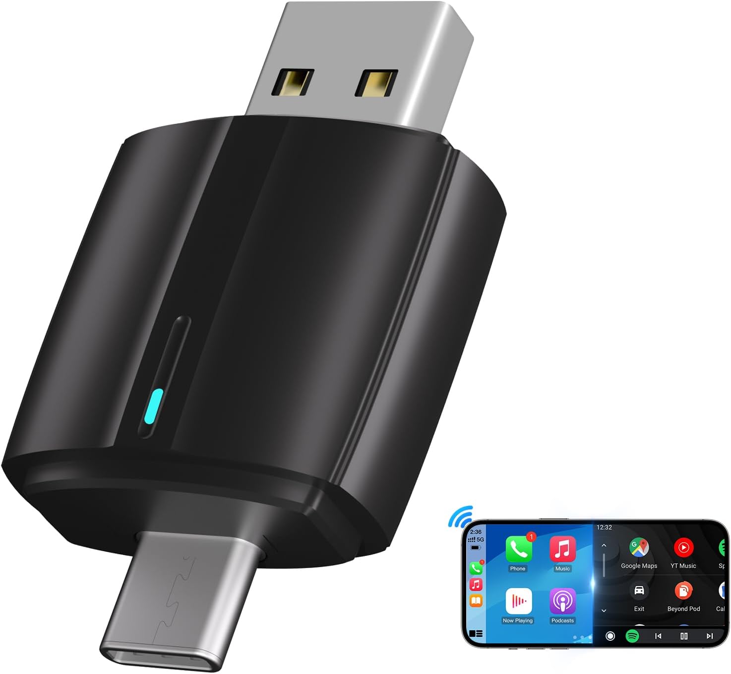 Enhance Car Connectivity: Wireless Apple CarPlay Adapter