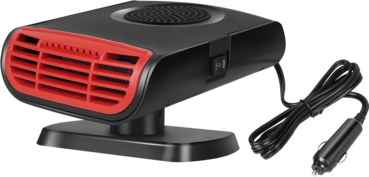 Portable 2-in-1 Car Heater - Quick Defrost & Defogger