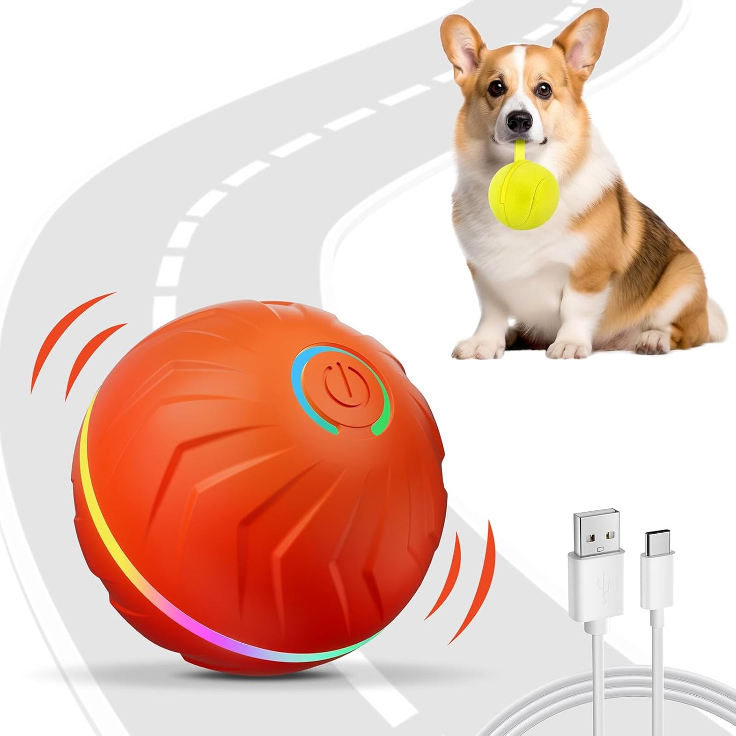 Smart LED Dog Toy for Interactive Play