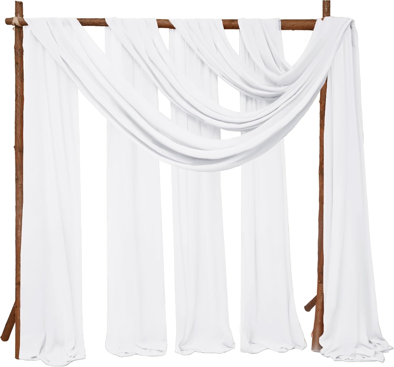 4 Panels Wedding Arch Draping Fabric for Elegant Ceremonies