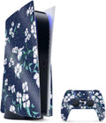 Glossy Glitter Gaming Skin for PS5 Bundle - White Freesia