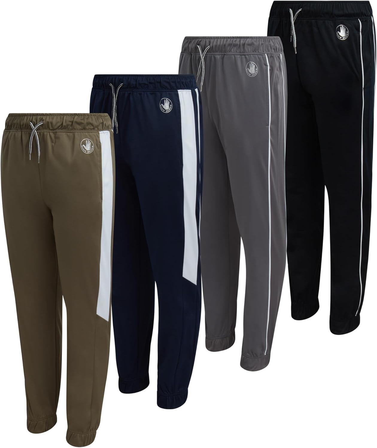 Performance Boys Joggers 4 Pack - Comfortable Athletic Pants