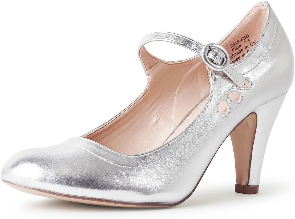 Pixie Mary Jane Shoes for Women - Retro Vintage Oxford Pumps