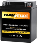 YTX14AHL-BS 12V 12Ah AGM Motorcycle Battery - Reliable Cold Cranking