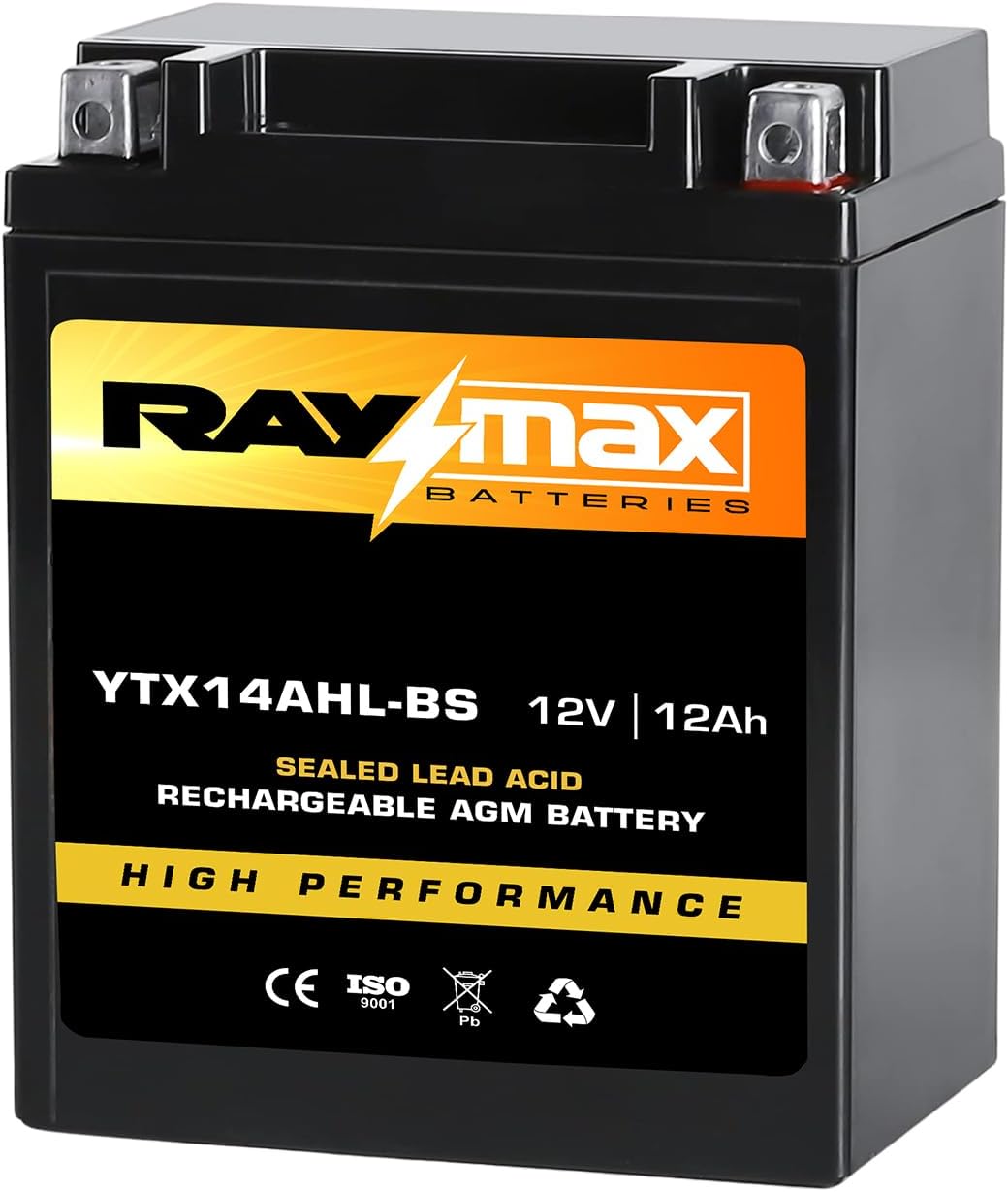 YTX14AHL-BS 12V 12Ah AGM Motorcycle Battery for Reliable Power