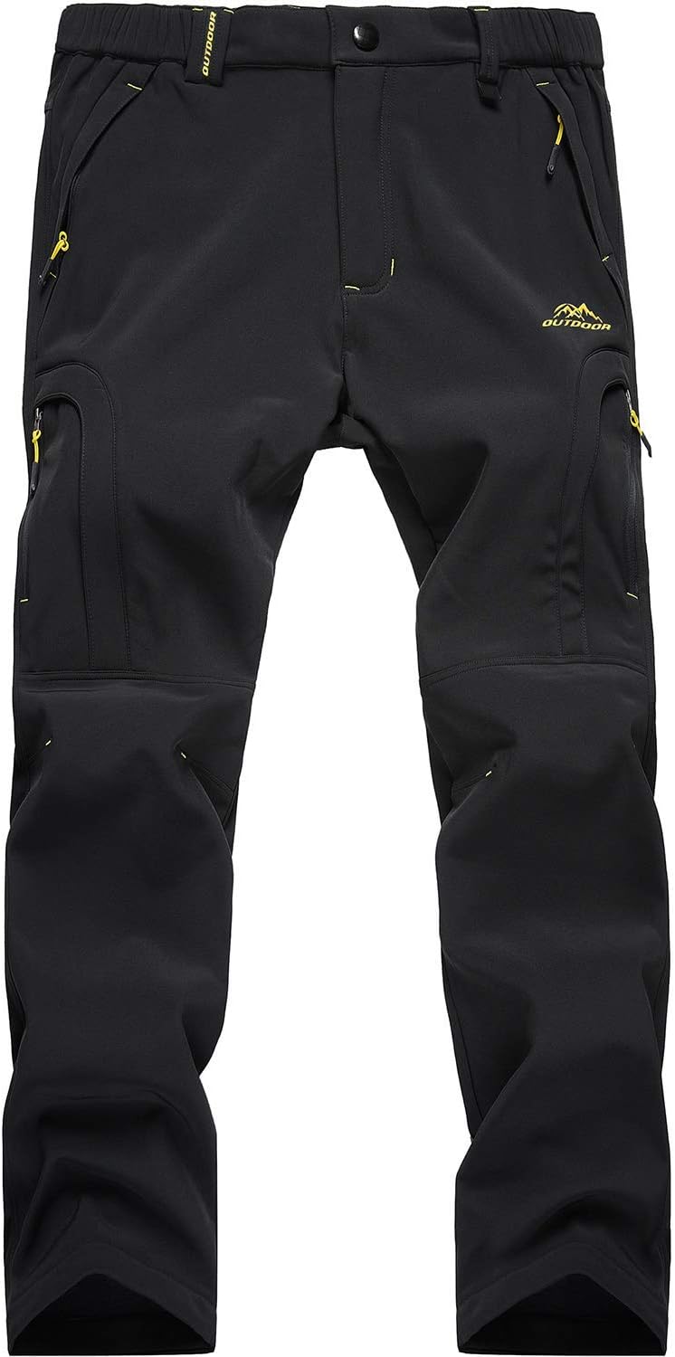 Water-Resistant Fleece-Lined Ski Pants by MAGCOMSEN