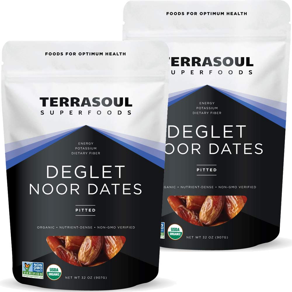 Organic Deglet Dates Pitted 4 Lbs for Natural Sweetening