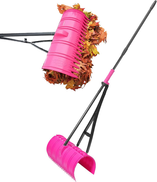 Amazing Rake Back Saving Garden Rake for Easy Leaf Collection
