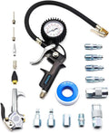 YOTOO 18-Piece Air Compressor Kit with Tire Inflator - 100 PSI