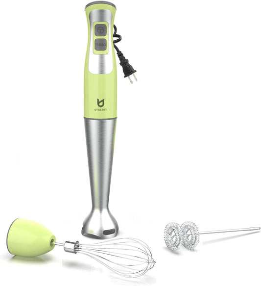UTALENT 3-in-1 Hand Blender: Effortlessly Blend, Froth & Puree