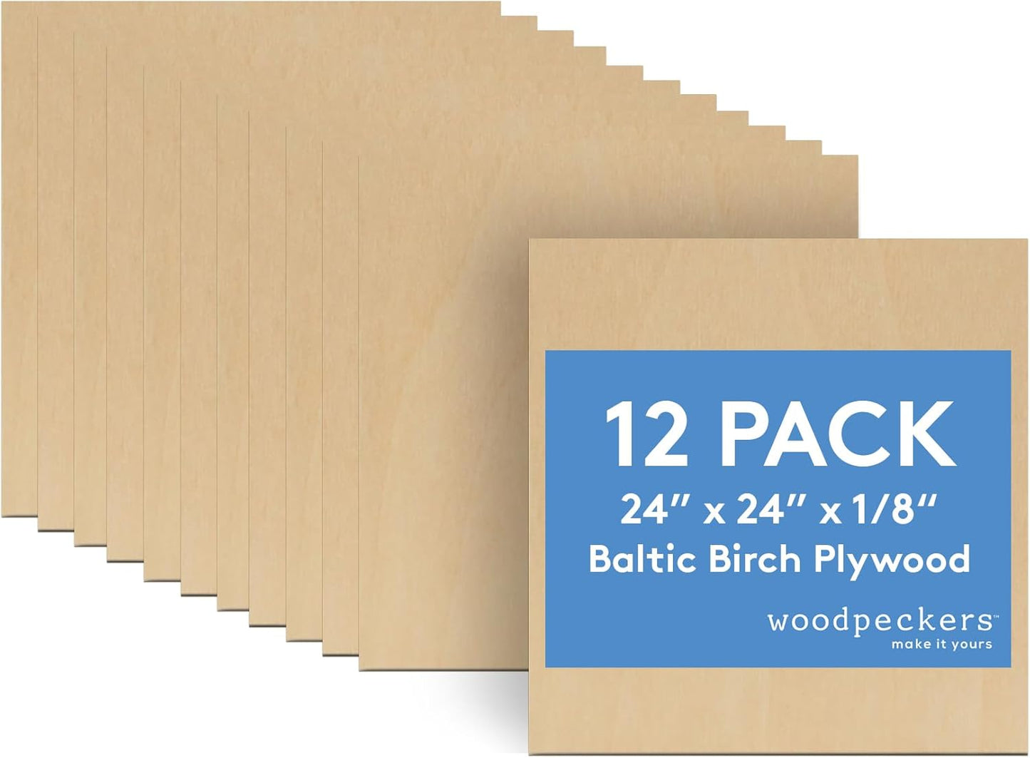 3 mm Baltic Birch Plywood Sheets for Crafting and Woodworking
