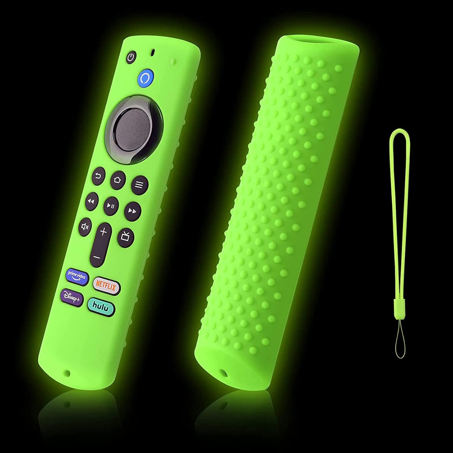 Glow in The Dark Silicone Case for Fire Stick 4K - Anti-Slip!