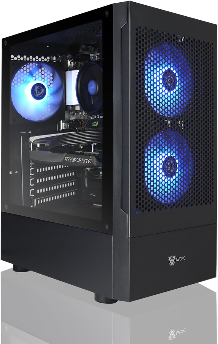 AVGPC Max Gaming PC with Intel Core i3 and RTX 3050 for Gamers